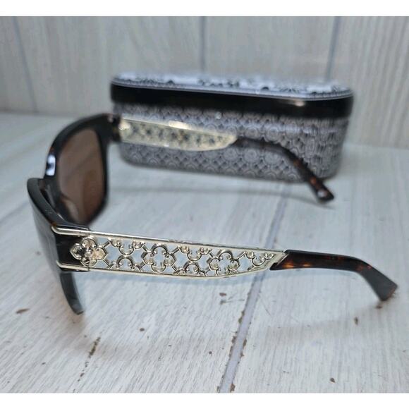 Brighton Toledo Lattice Tortoise Shell Sunglasses Beautiful Old Money Preppy main image 10
